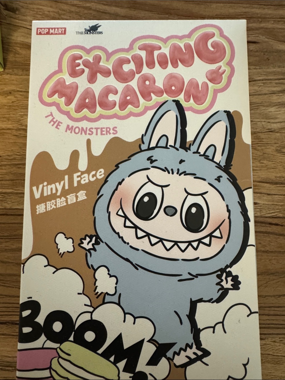 Pop Mart Labubu Exciting Macaron The Monsters Vinyl Face Box - toffies